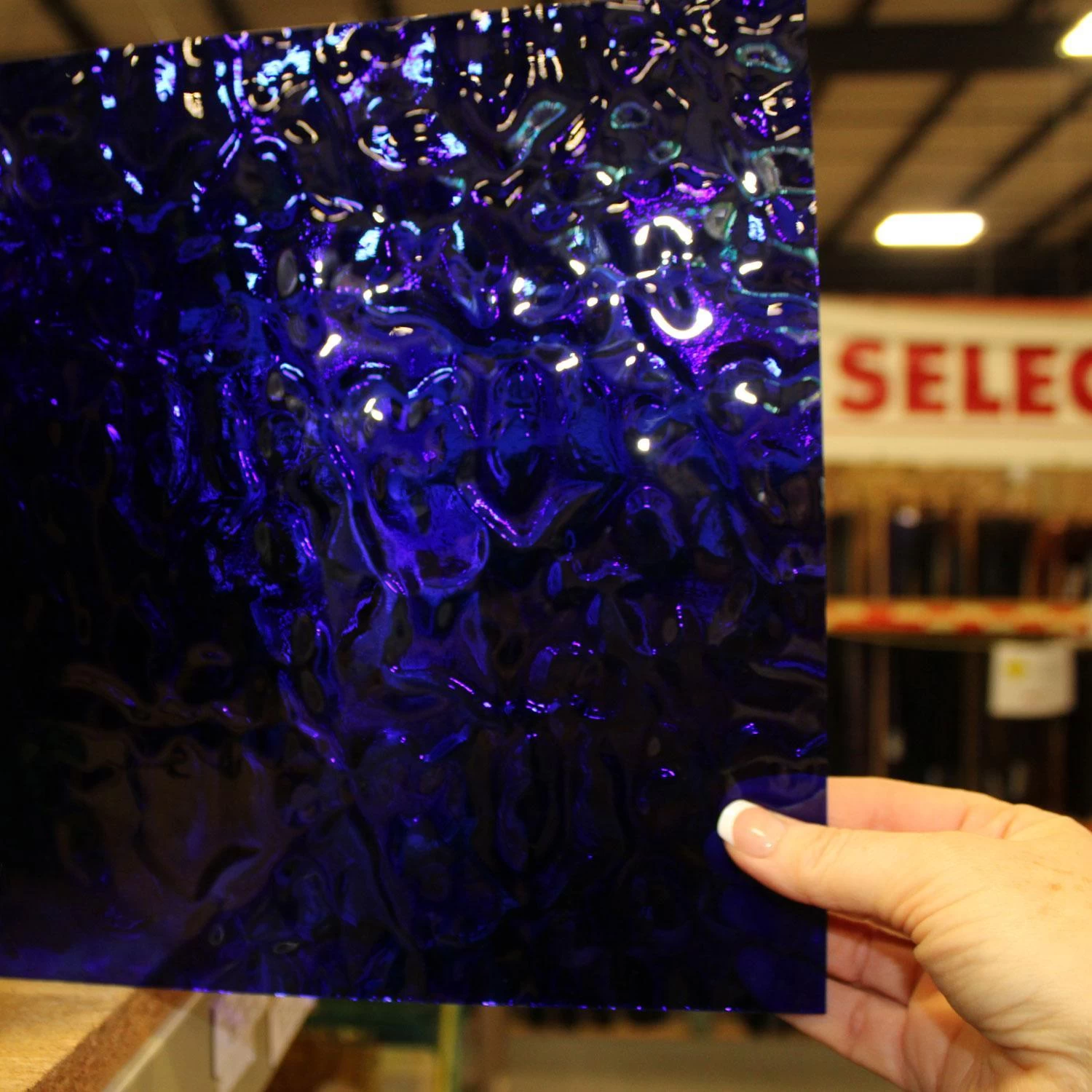 Wissmach Dark Copper Blue Transparent Flemish - Image 5