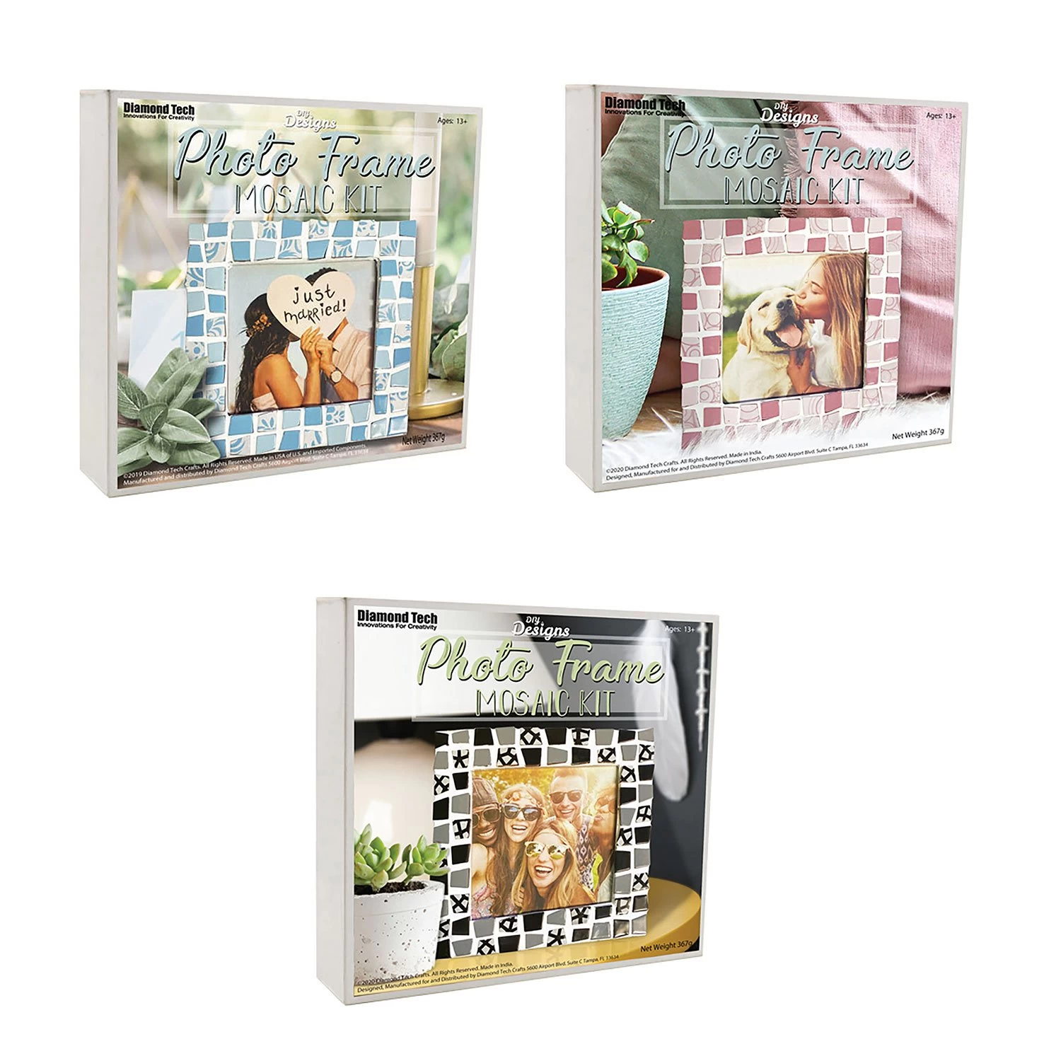 Mosaic Picture Frame Assortment - 3 Pack - Image 2