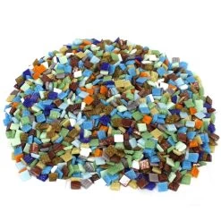 3/8" Venetian Glass Tile Assortment - 3 Lb