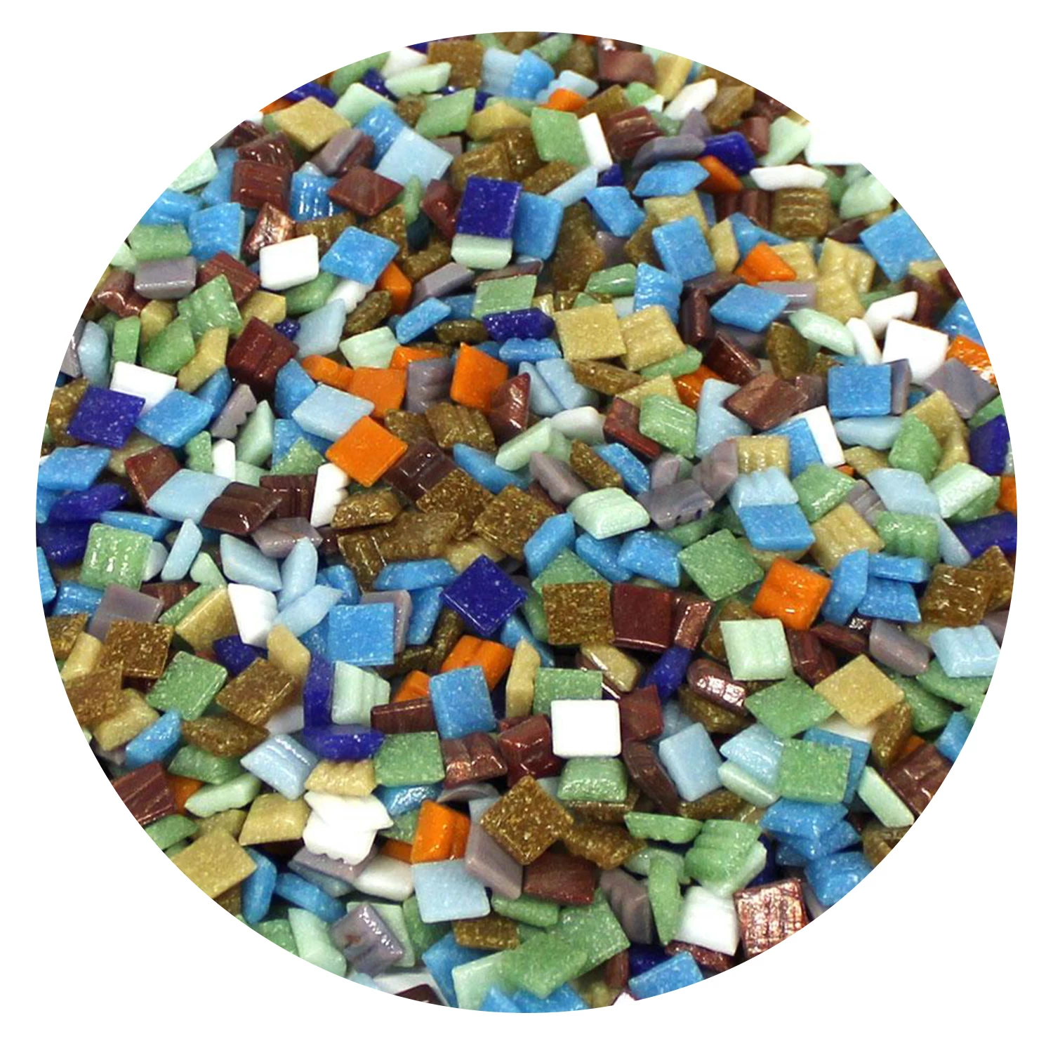 3/8" Venetian Glass Tile Assortment - 3 Lb - Image 4
