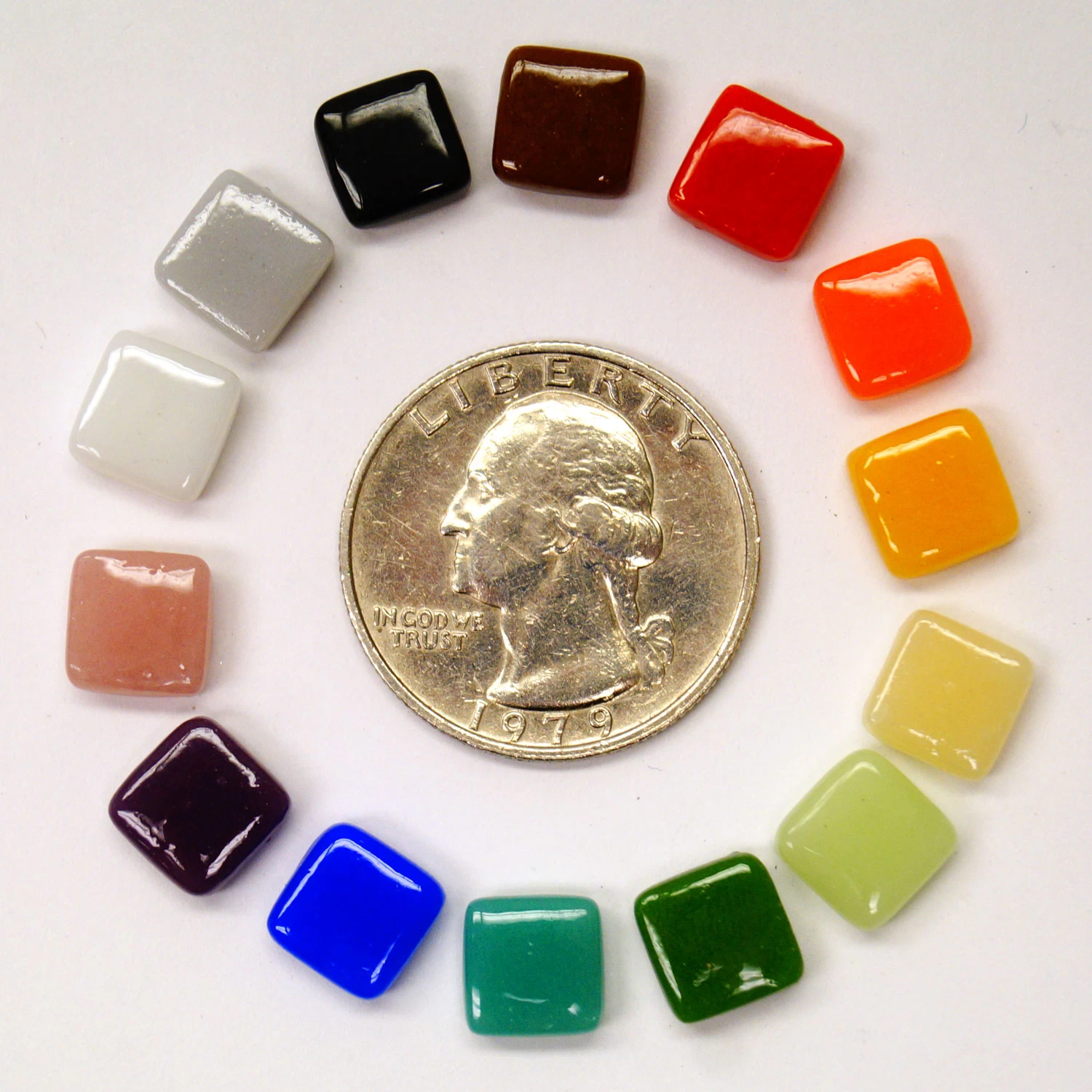 5/16" Classico Mini Tiles - 1/2 Lb - Image 3