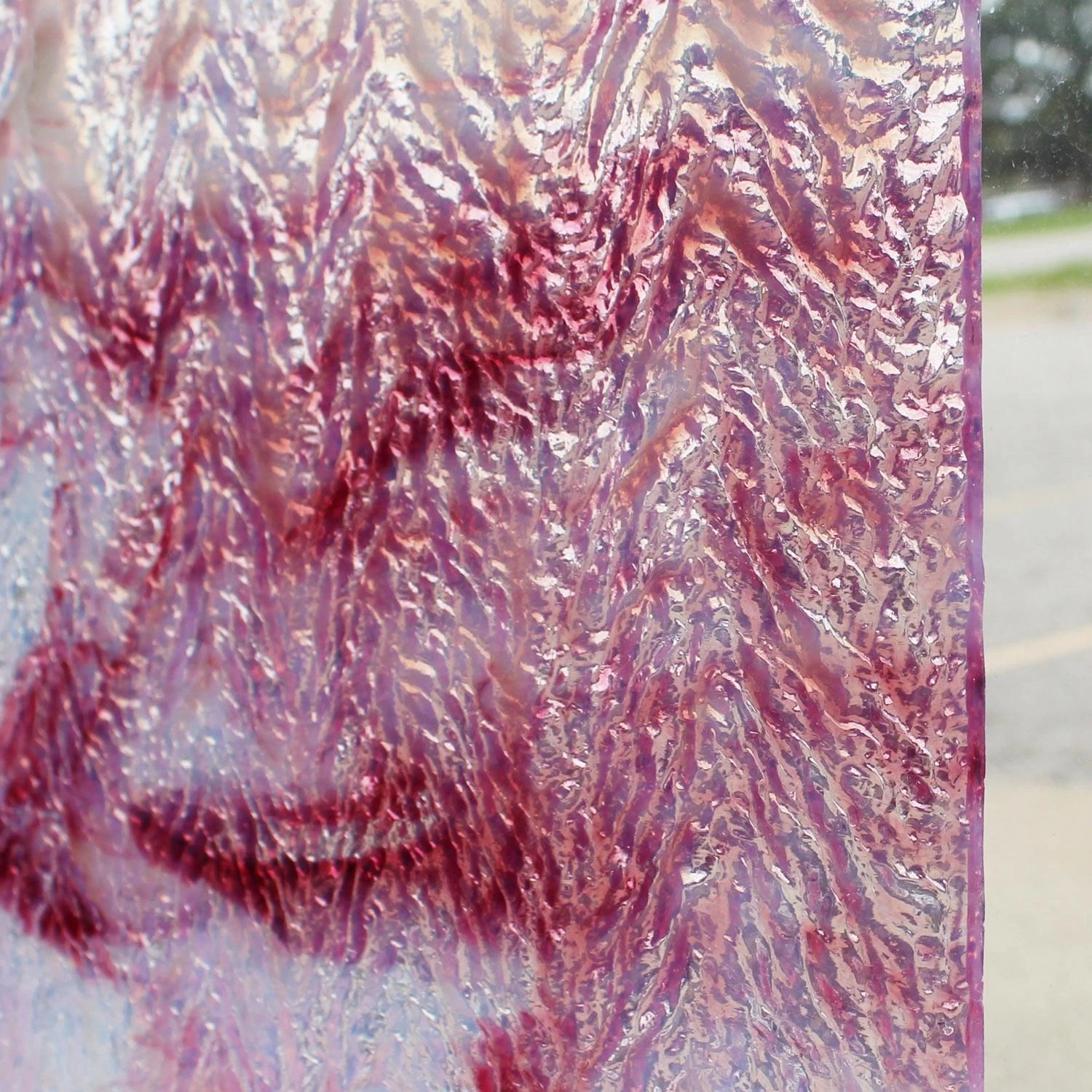 Uro Gold Pink And White Herringbone Ripple - Image 4