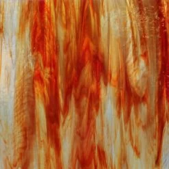 Wissmach Orange And White Opal Streaky