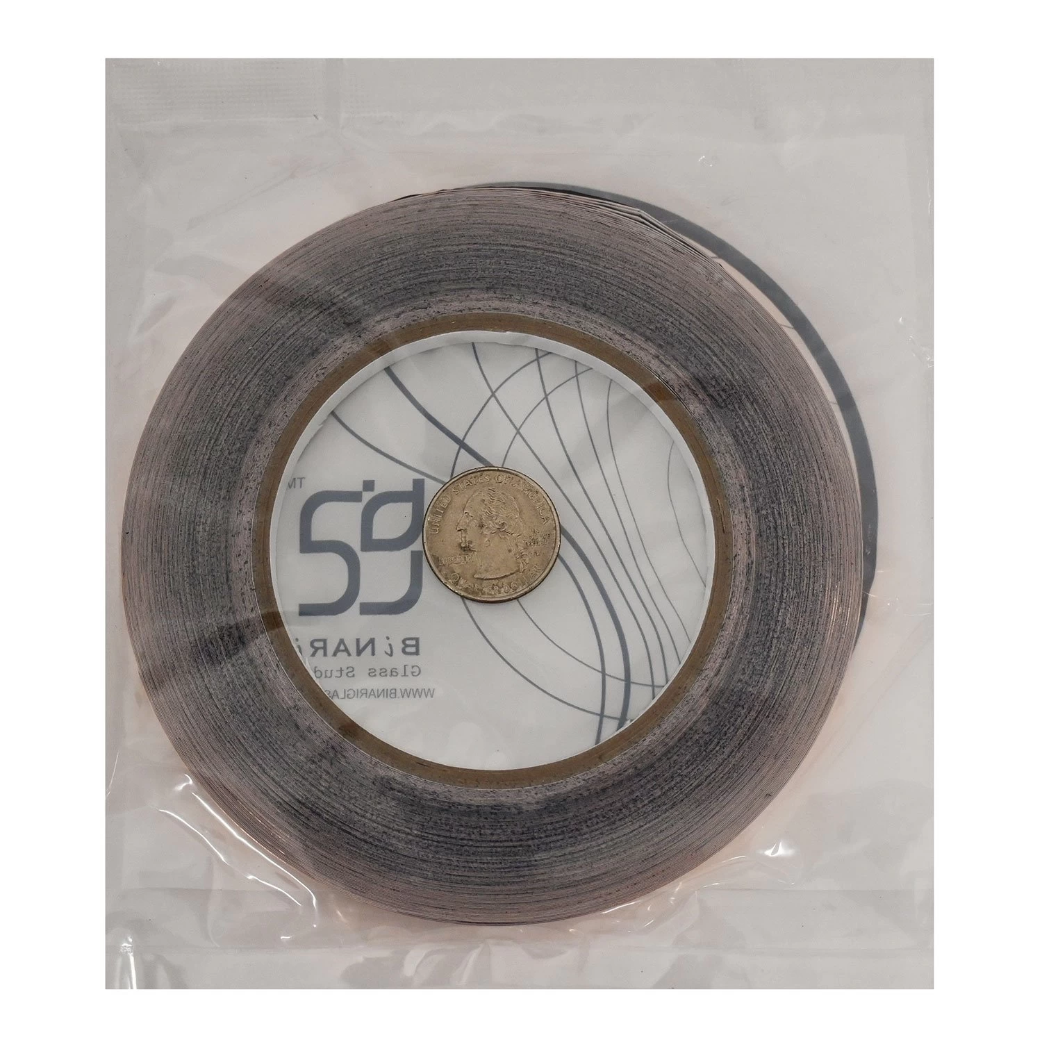 5/16" BiNARi Black Backed Copper Foil - 1.0 Mil - Image 3