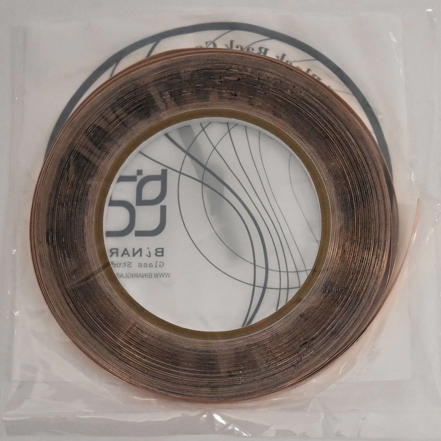 7/32" BiNARi Black Backed Copper Foil - 1.0 Mil - Image 2