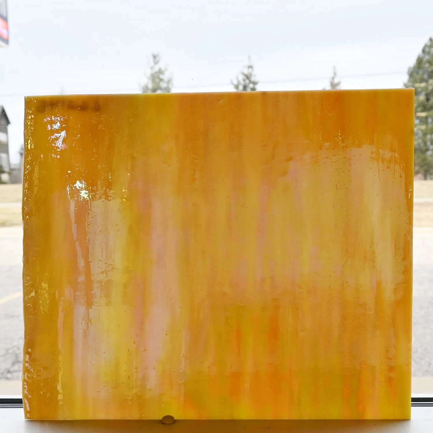 Tiffany Today Amber Iridized Opal Wispy - Image 4